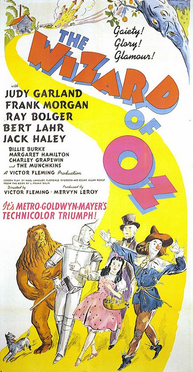 the movie poster: The Wizard of Oz (1939) ver3