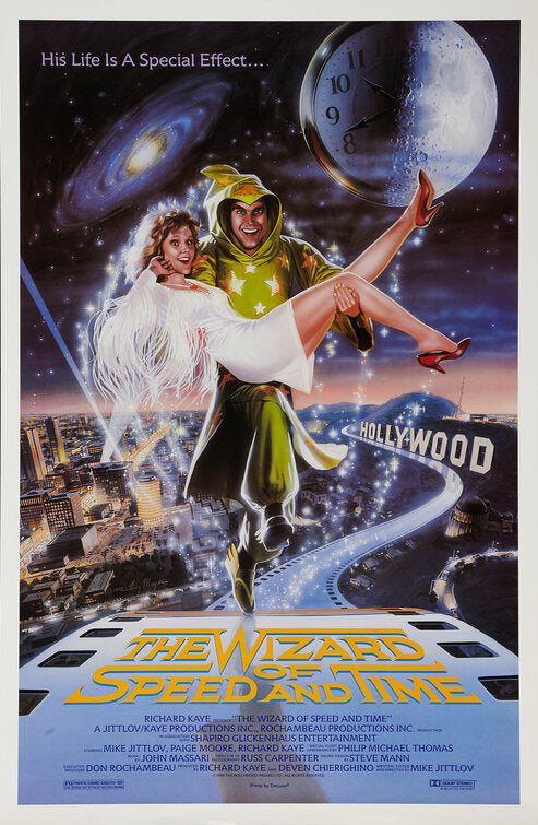 1000 piece jigsaw puzzle for the movie poster: The Wizard of Speed and Time (1988)