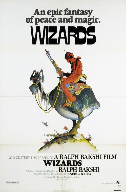 the movie poster: Wizards (1977)