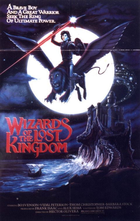 the movie poster: Wizards of the Lost Kingdom (1985)