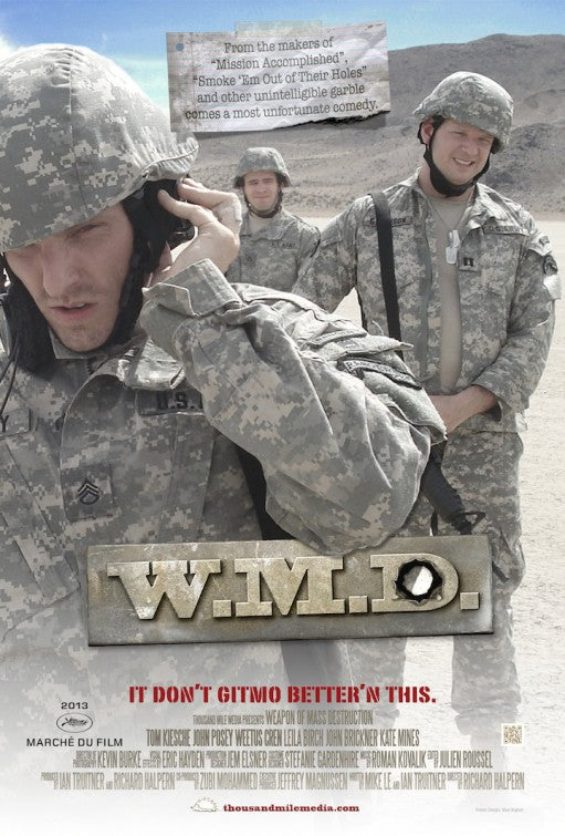 1000 piece jigsaw puzzle for the movie poster: W.M.D. (2013)