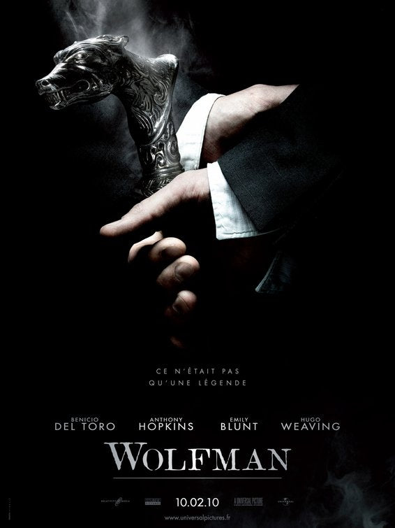 1000 piece jigsaw puzzle for the movie poster: The Wolfman (2010) ver3