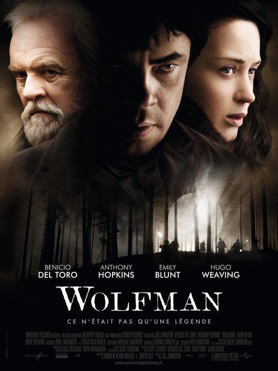 1000 piece jigsaw puzzle for the movie poster: The Wolfman (2010) ver8