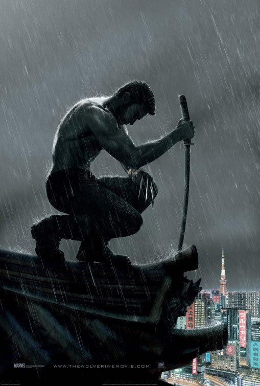 1000 piece jigsaw puzzle for the movie poster: The Wolverine (2013) ver2
