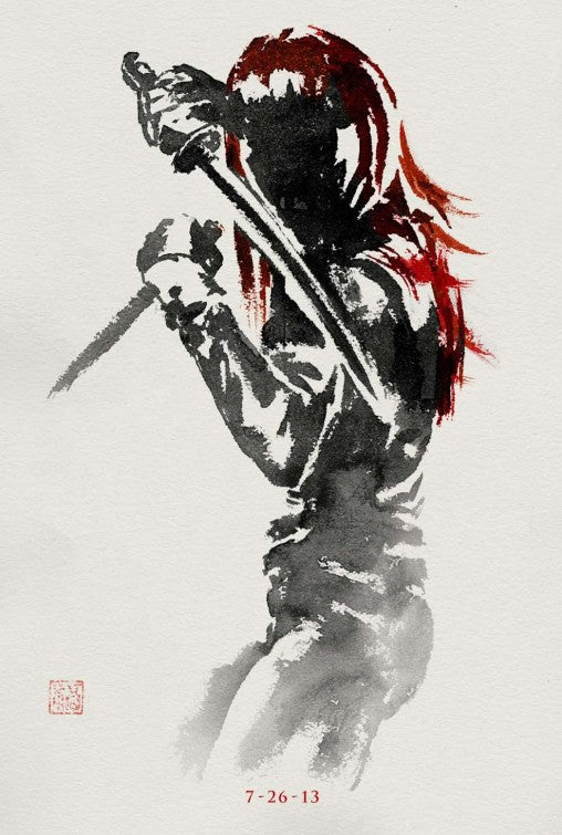 1000 piece jigsaw puzzle for the movie poster: The Wolverine (2013) ver8