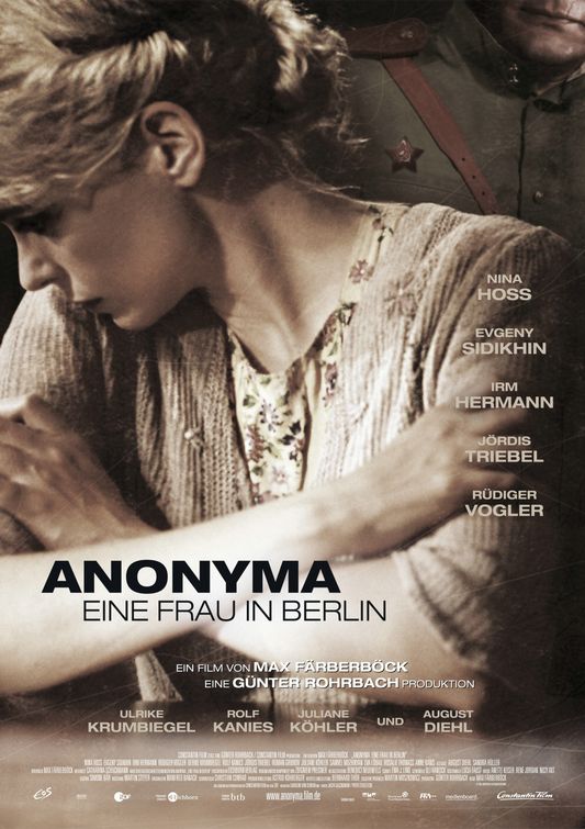 1000 piece jigsaw puzzle for the movie poster: A Woman in Berlin (2009)
