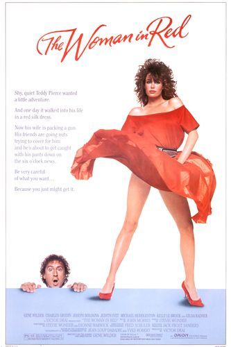 the movie poster: The Woman in Red (1984)