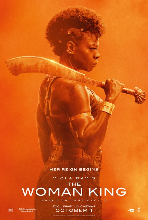 1000 piece jigsaw puzzle for the movie poster: The Woman King (2022) ver2
