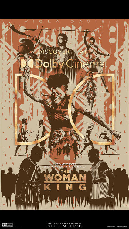 1000 piece jigsaw puzzle for the movie poster: The Woman King (2022) ver4