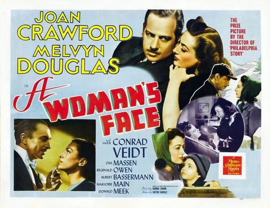 the movie poster: A Woman's Face (1941) ver4