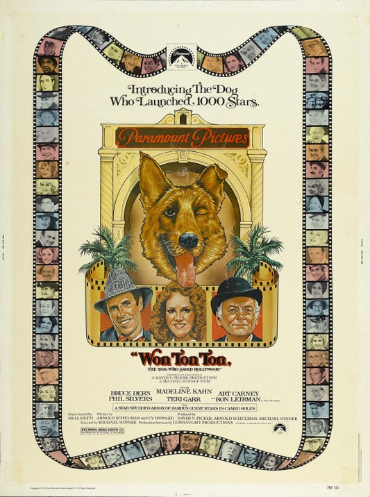 1000 piece jigsaw puzzle for the movie poster: Won Ton Ton: The Dog Who Saved Hollywood (1976)