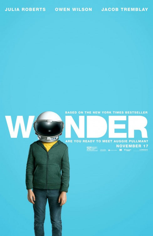 1000 piece jigsaw puzzle for the movie poster: Wonder (2017)