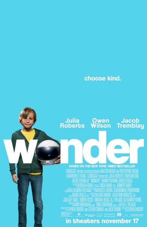 1000 piece jigsaw puzzle for the movie poster: Wonder (2017) ver13