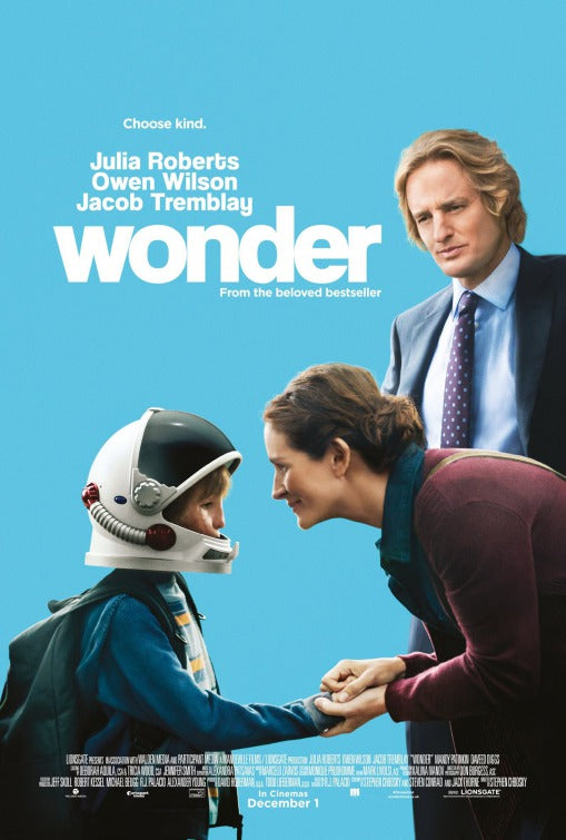 1000 piece jigsaw puzzle for the movie poster: Wonder (2017) ver14