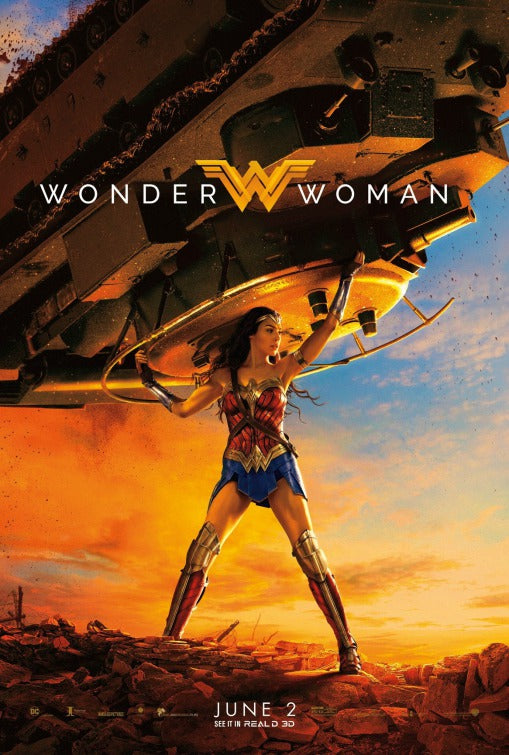 1000 piece jigsaw puzzle for the movie poster: Wonder Woman (2017) ver12