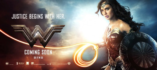1000 piece jigsaw puzzle for the movie poster: Wonder Woman (2017) ver13