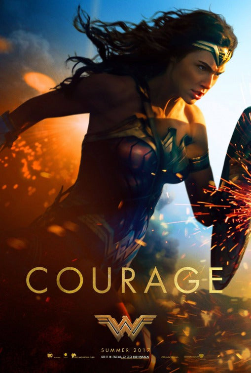 1000 piece jigsaw puzzle for the movie poster: Wonder Woman (2017) ver4