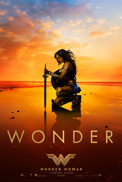 1000 piece jigsaw puzzle for the movie poster: Wonder Woman (2017) ver5