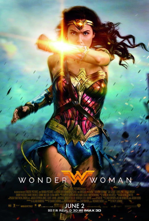 1000 piece jigsaw puzzle for the movie poster: Wonder Woman (2017) ver6