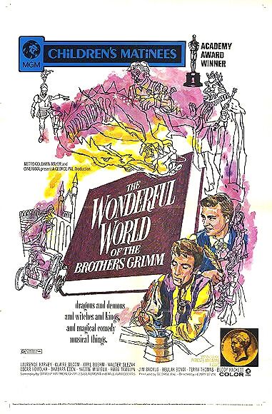 the movie poster: The Wonderful World of the Brothers Grimm (1962)
