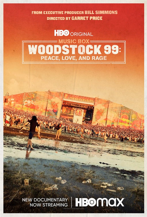 1000 piece jigsaw puzzle for the movie poster: Woodstock 99: Peace Love and Rage (2021)