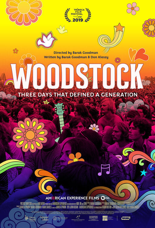 1000 piece jigsaw puzzle for the movie poster: Woodstock: Three Days That Defined a Generation (2019)