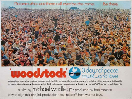 1000 piece jigsaw puzzle for the movie poster: Woodstock (1970) ver5