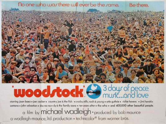 1000 piece jigsaw puzzle for the movie poster: Woodstock (1970) ver5