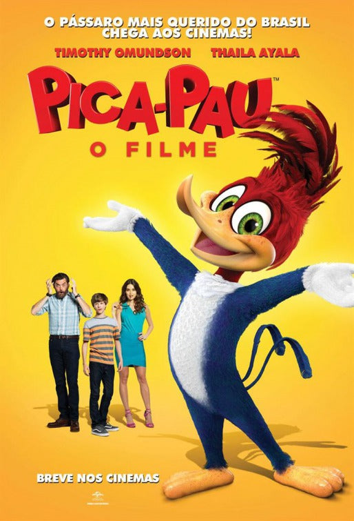 1000 piece jigsaw puzzle for the movie poster: Woody Woodpecker (2017) ver2
