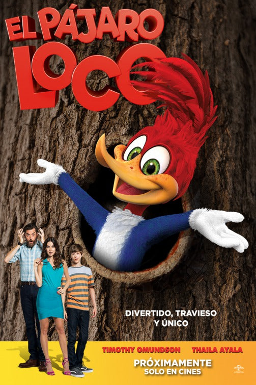 1000 piece jigsaw puzzle for the movie poster: Woody Woodpecker (2017) ver3