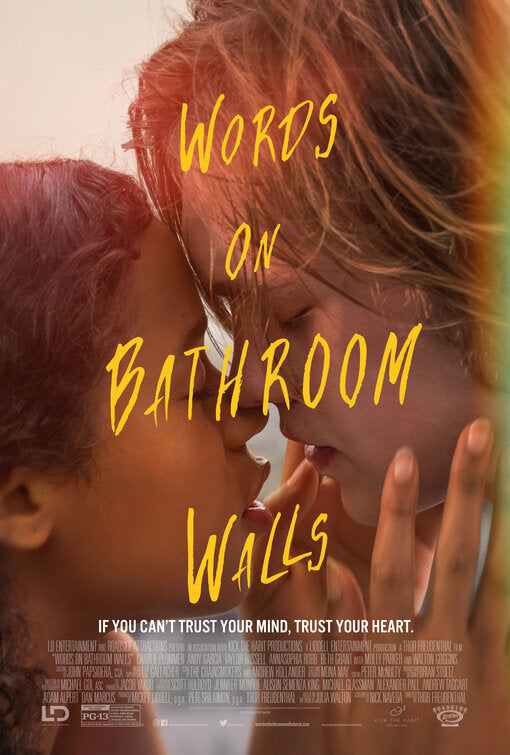 1000 piece jigsaw puzzle for the movie poster: Words on Bathroom Walls (2020)