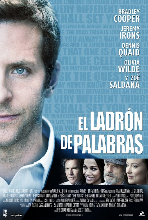 1000 piece jigsaw puzzle for the movie poster: The Words (2012) ver3