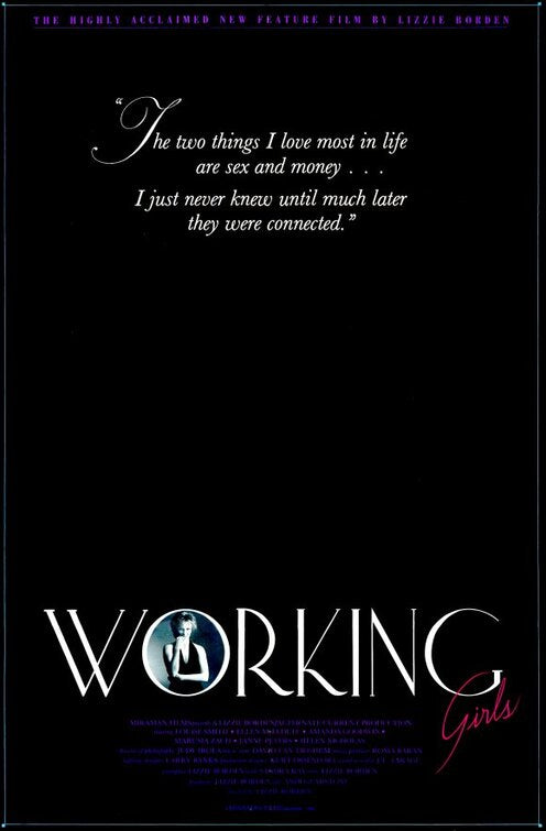 1000 piece jigsaw puzzle for the movie poster: Working Girls (1987)