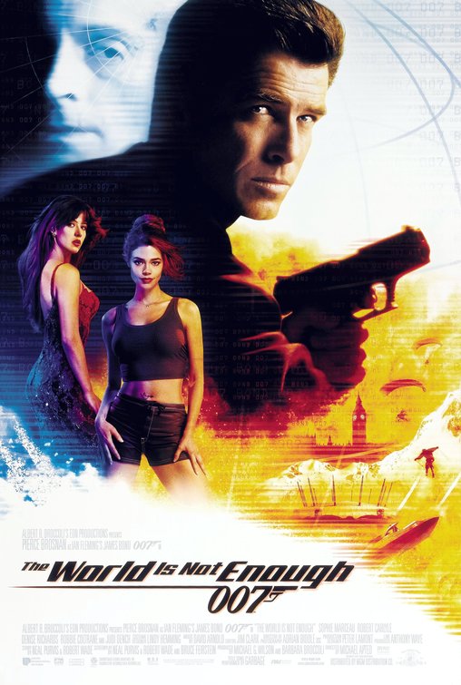 1000 piece jigsaw puzzle for the movie poster: The World is Not Enough (1999) ver3