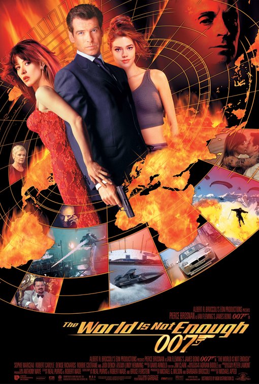 1000 piece jigsaw puzzle for the movie poster: The World is Not Enough (1999) ver4