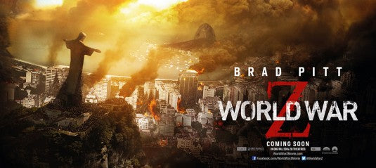 1000 piece jigsaw puzzle for the movie poster: World War Z (2013) ver13