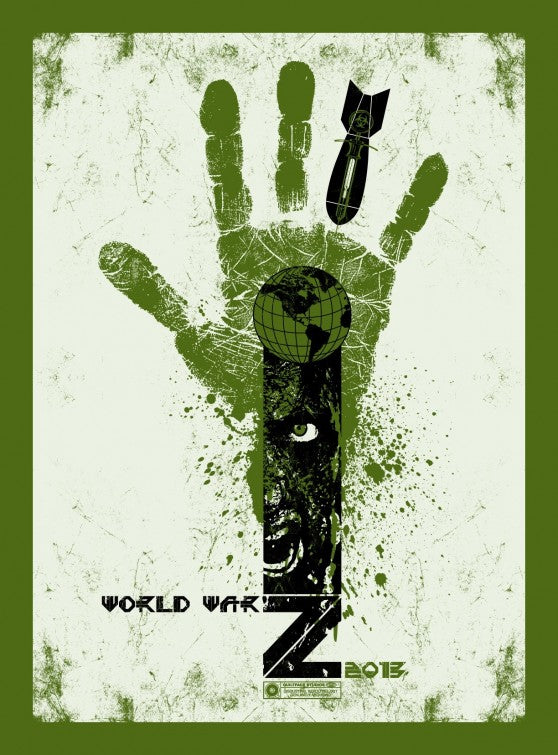1000 piece jigsaw puzzle for the movie poster: World War Z (2013) ver16