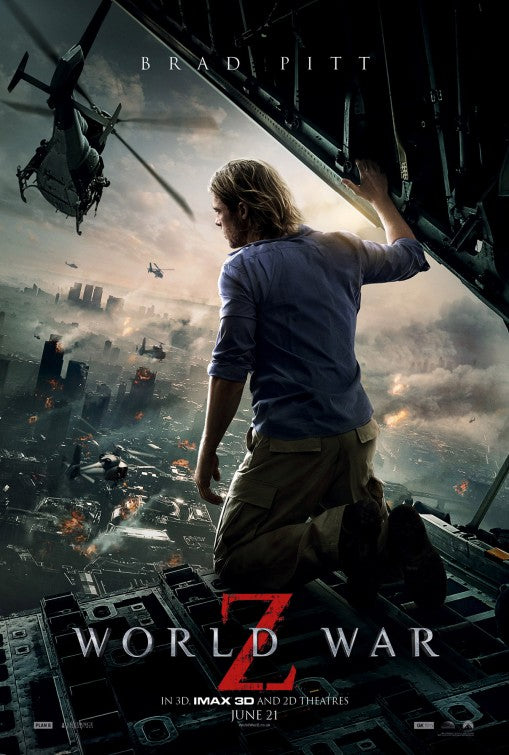 1000 piece jigsaw puzzle for the movie poster: World War Z (2013) ver2