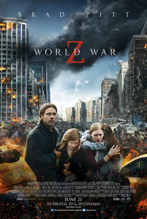 1000 piece jigsaw puzzle for the movie poster: World War Z (2013) ver4