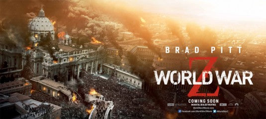 1000 piece jigsaw puzzle for the movie poster: World War Z (2013) ver6