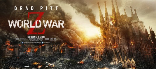 1000 piece jigsaw puzzle for the movie poster: World War Z (2013) ver9