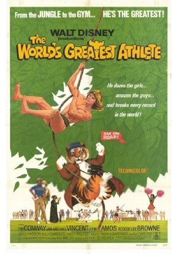 the movie poster: The World's Greatest Athlete (1973)