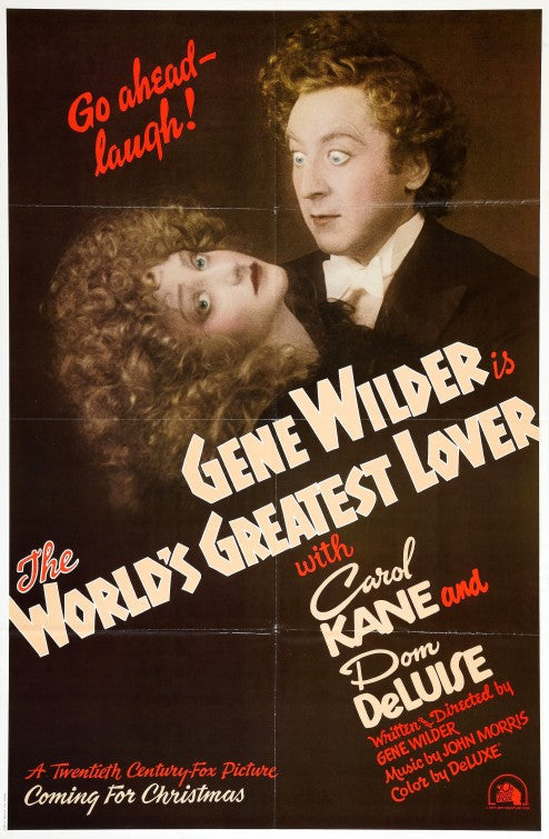 1000 piece jigsaw puzzle for the movie poster: The World's Greatest Lover (1977)