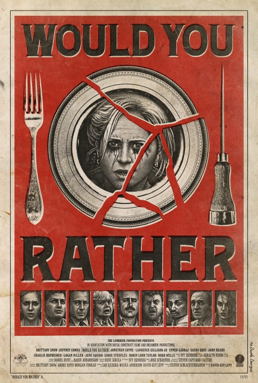 1000 piece jigsaw puzzle for the movie poster: Would You Rather (2013)