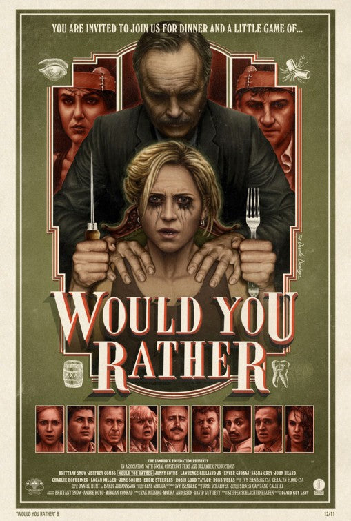 1000 piece jigsaw puzzle for the movie poster: Would You Rather (2013) ver3