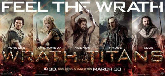 1000 piece jigsaw puzzle for the movie poster: Wrath of the Titans (2012) ver5