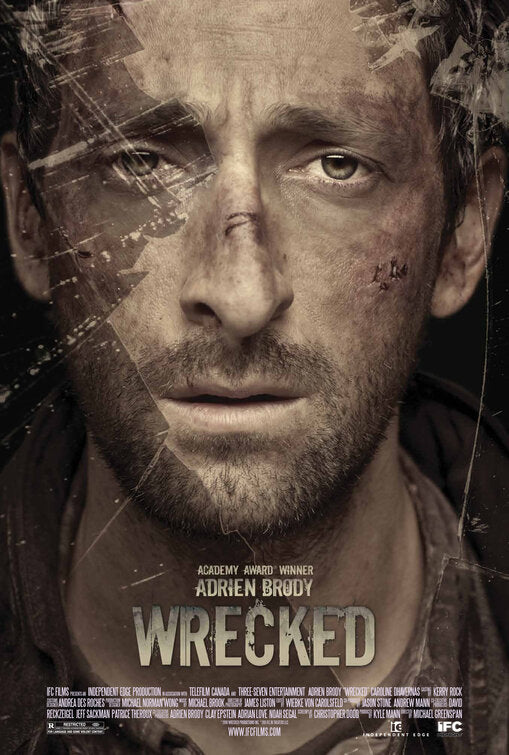 1000 piece jigsaw puzzle for the movie poster: Wrecked (2011)