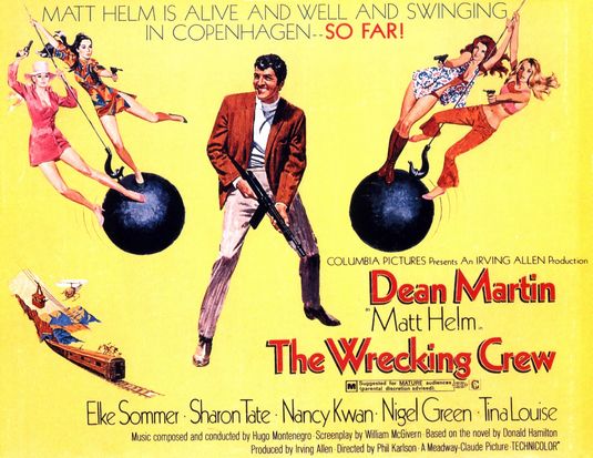 the movie poster: The Wrecking Crew (1969)