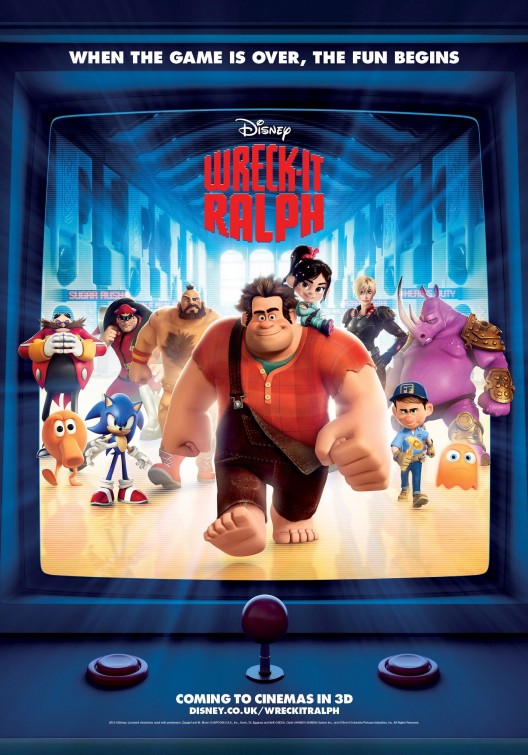 1000 piece jigsaw puzzle for the movie poster: Wreck-It Ralph (2012) ver12