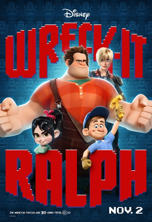 1000 piece jigsaw puzzle for the movie poster: Wreck-It Ralph (2012) ver7